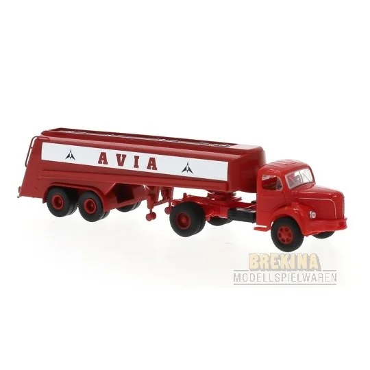 Sai 2662 Semi-trailer with Berliet TLR 8 tractor, tanker, Avia Sai_2662-Sai 2662 Semi-trailer with Berliet TLR 8 tractor, tanker, Avia