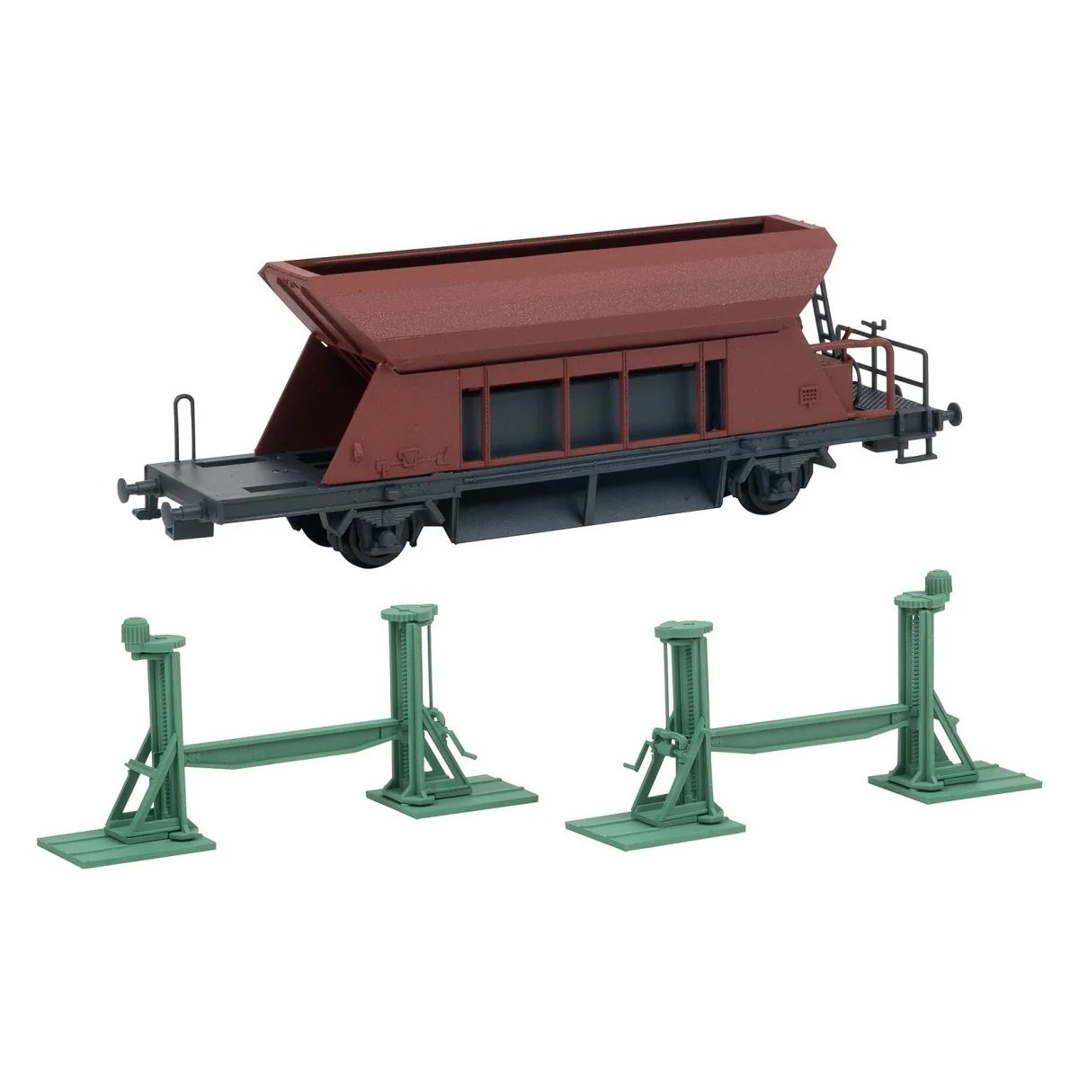 Wagon avec 2 vérins à vis - FALLER 120323 - HO