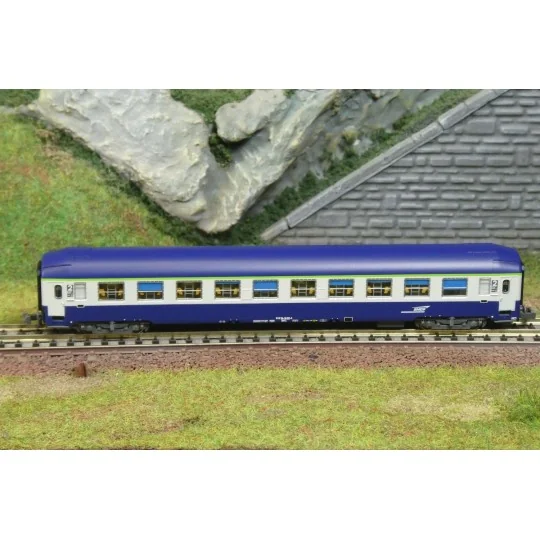 NW-355-Voiture couchettes UIC B9c9x 2e classe livrée TEN SNCF - REE NW-353 - N 1/160