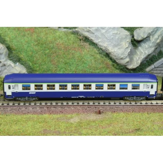 NW-352-Voiture couchettes UIC B9c9x 2e classe livrée TEN SNCF - REE NW-353 - N 1/160