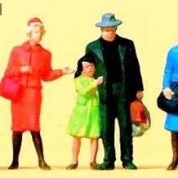 Preiser 14044 figures, standing travelers