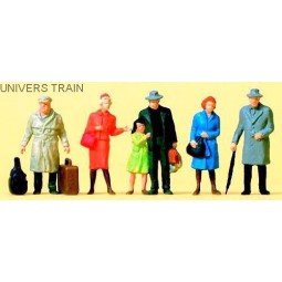Preiser 14044 figures, standing travelers - Preiser - Preiser_14044
