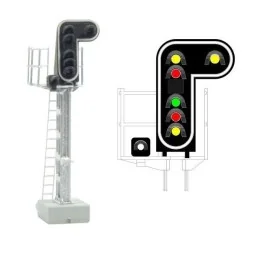 MAFEN 413209 Signal principal 7 feux LED (double jaune/violet/blanc...