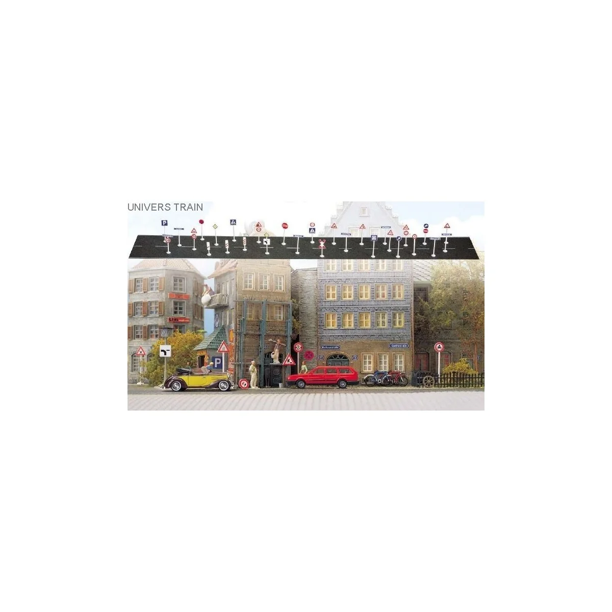 Busch 6028 Set of 256 urban signs - Busch_6028