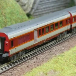 Coffret 2 voitures voyageurs grand confort, 1ère classe / restauran...