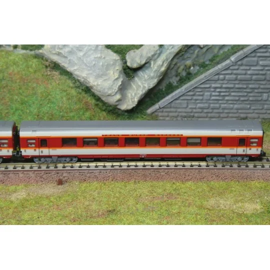 Trix_15691-Coffret 2 voitures voyageurs grand confort, 1ère classe, SNCF, TEE - MiniTrix 15691, échelle N