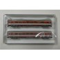 Trix_15691-MiniTrix 15691 Set of 2 luxury passenger cars, 1st class, SNCF, TEE, N scale