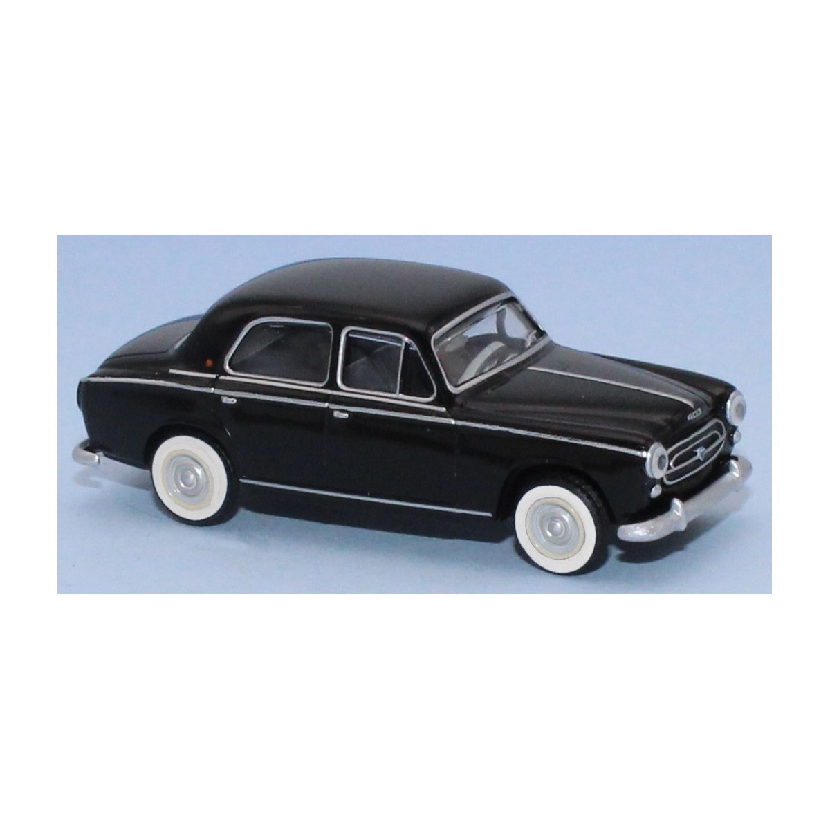 SAI 6200 Peugeot 403 8hp, black, luxury version, whitewall tires - ...