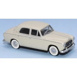 SAI 6201 Peugeot 403 8hp, ivory beige, luxury version, whitewall ti...