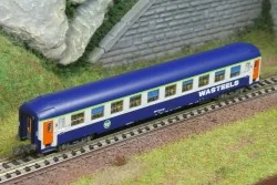 UIC couchette coach B9c9x 2nd class SNCF in Wasteels livery - REE N...