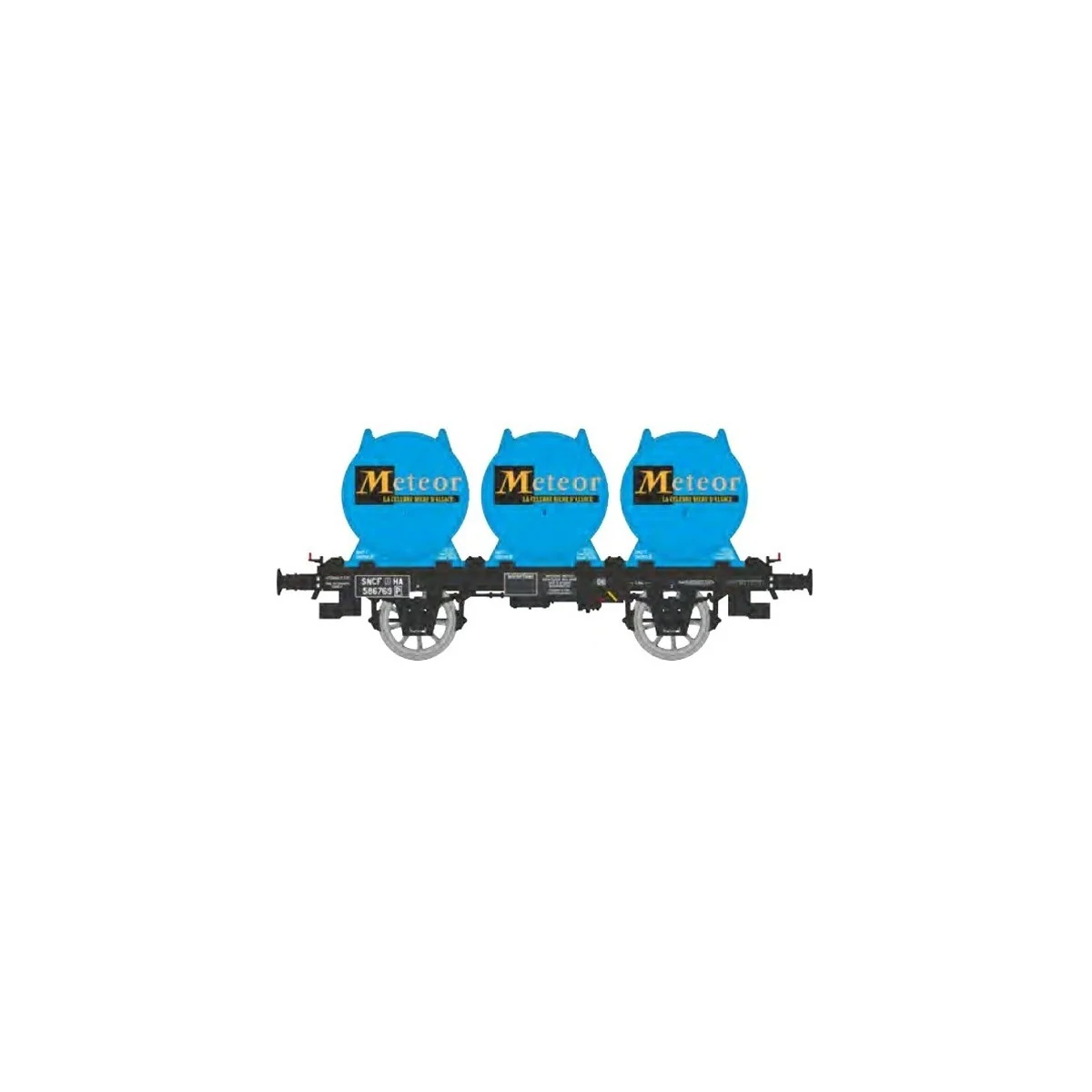 OCEM 19 flat wagon + 4 METEOR beer containers - REE Models - WB996 ... OCEM 19 flat wagon + 4 METEOR beer containers - REE Models - WB996 ...