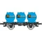 OCEM 19 flat wagon + 4 METEOR beer containers - REE Models - WB996 ... WB-996-OCEM 19 flat wagon + 4 Kronenbourg beer containers - REE Models - WB992 - HO - WB-996