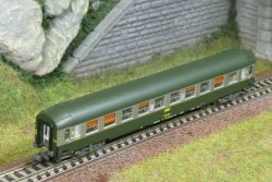 UIC B9c9x 2CL SNCF sleeping car, REE NW-345, N 1/160