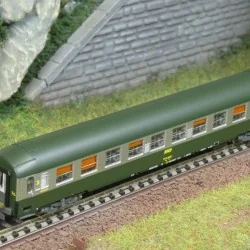 Voiture couchettes UIC B9c9x 2CL SNCF, REE NW-345, N 1/160