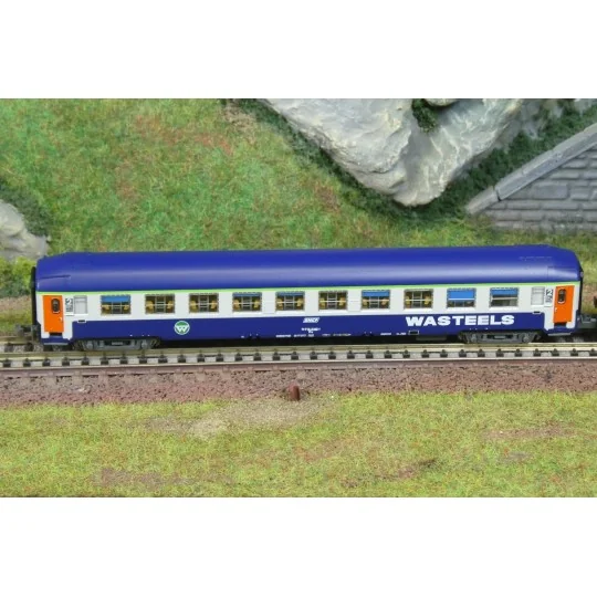 NW-348-Set of 2 UIC B9c9x sleeping cars Wasteels SNCF, REE NW-346, N 1/160