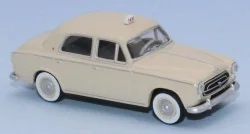 SAI 6210 Peugeot 403 8cv, taxi beige ivoire, version luxe, pneus à flancs blancs Sai Sai_6210 - 1