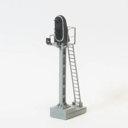 RAILITY_204F-Signal HO 3 feux type C, mat léger SNCF - Raility R.201F, fictif sans LED