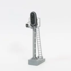 HO signal with 5 lights, type C, lightweight SNCF mast - Raility 20...