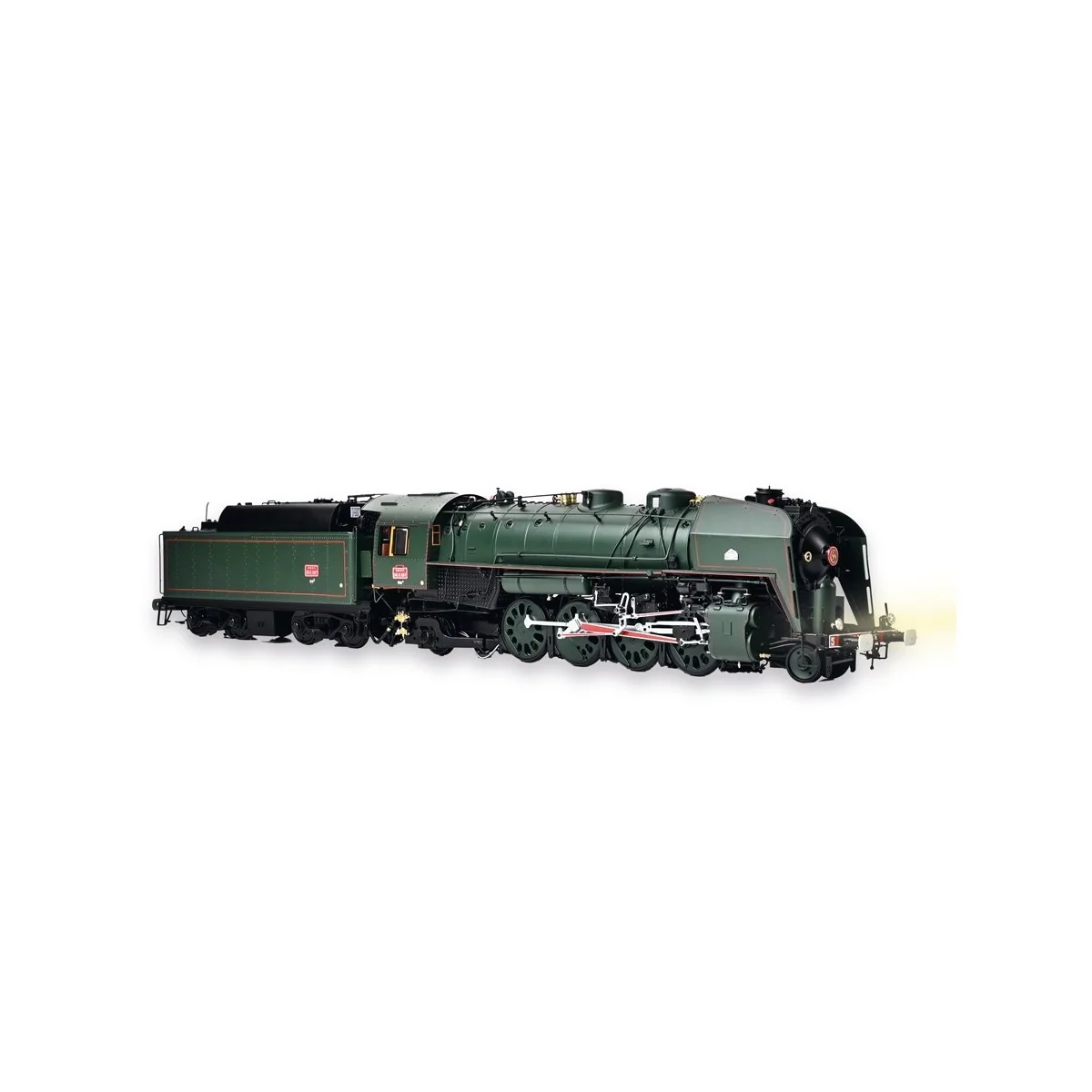Model kit of the SNCF 141 R Mikado type steam locomotive - IXO COLL...