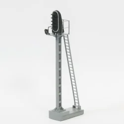 HO signal with 5 lights, type C, lightweight tall mast, SNCF - Rail...