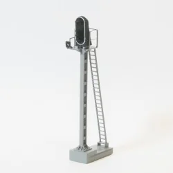 HO signal with 4 lights, type C, high lightweight mast, SNCF - Rail...