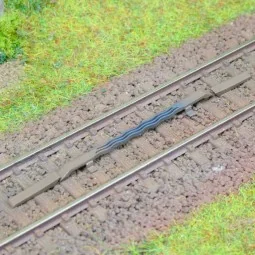 Symmetrical painted SNCF crocodile with blocks - Raility 108, HO