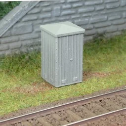 SNCF type 80 signal box, painted and ready to install - Raility 101...