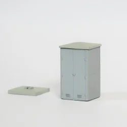 SNCF fiber cement guardhouse, painted and ready to install - Railit...