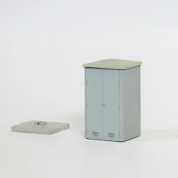 Guérite SNCF Fibrociment, peinte et prête à poser - Raility 102, HO