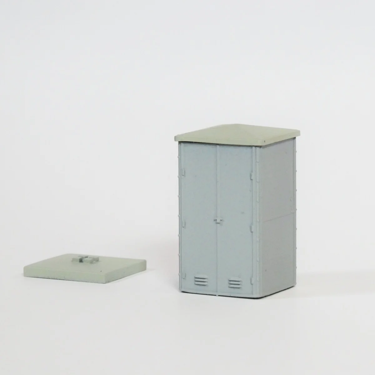 SNCF fiber cement guardhouse, painted and ready to install - Railit...