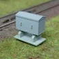 Battery box/crate x 2 SNCF size L, painted and ready to display - R... RAILITY_103-Battery box/crate x 2 SNCF size L, painted and ready to display - Raility 103, HO