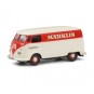 Schuco_452653801-Schuco 452653801 Volkswagen Combi van advertising panel van, red and white, MARKLIN