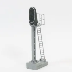 HO signal with 4 lights, type C, lightweight mast on the right, SNC...