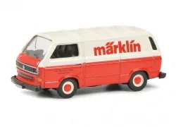 Schuco 452653804 Volkswagen Combi van advertising panel van, red an...