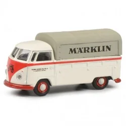 Schuco 452653802 Volkswagen Combi bâché publicitaire, blanc, MARKLIN Schuco Schuco_452653802 - 1