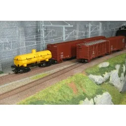 Coffret de 5 wagons de marchandises Southern Pacific - Trix 24915