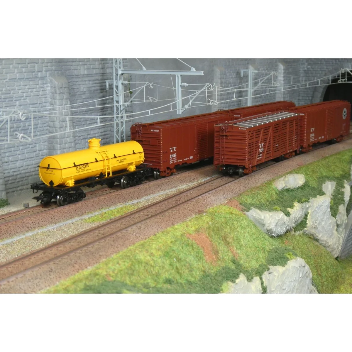Trix 24915 Set of 5 Southern Pacific freight wagons - H0 Trix 24915 Set of 5 Southern Pacific freight wagons - H0
