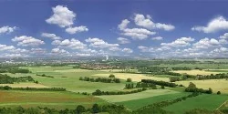 Saar Valley scenery backdrop - Faller 180518 - HO 1/87, N 1/160