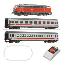 Coffret de départ analogique BR 218 + train voyageurs - Roco 510001...