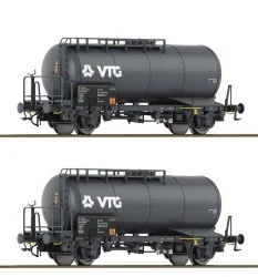 Set de 2 wagons-citernes Zs VTG - Roco 6600246, H0 1/87