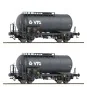 ROCO_6600246-Set de 2 wagons-citernes Zs VTG - Roco, H0 1/87