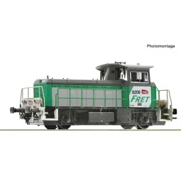 Locomotive diesel Y 8208 « FRET » logo Carmillon digital sonore - R...