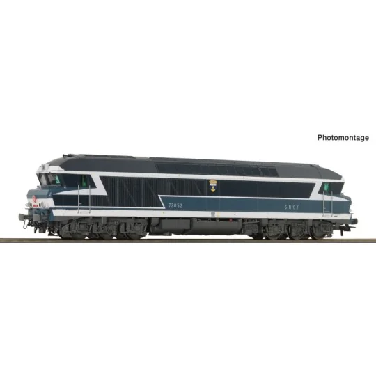 Diesel locomotive CC 72052 coat of arms “La Baule” digital sound - ... ROCO_7310097-Diesel locomotive CC 72052 coat of arms “La Baule” digital sound - Roco, HO 1/87 - ROCO_7310097
