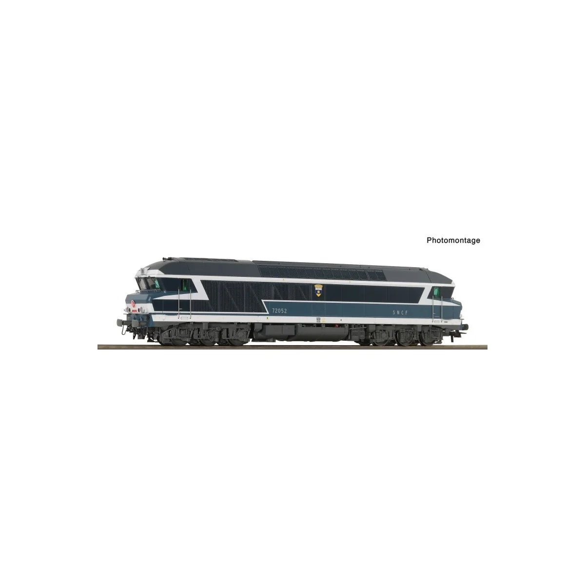 Diesel locomotive CC 72052 coat of arms “La Baule” digital sound - ... Diesel locomotive CC 72052 coat of arms “La Baule” digital sound - ...