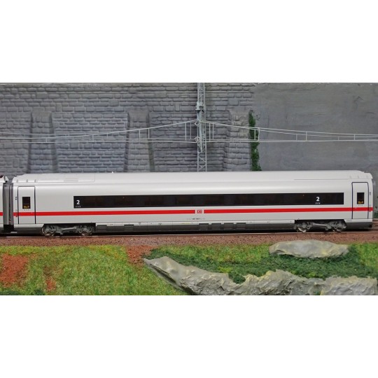 Roco_72099-Roco 72099 Set of 2 ICE (BR 407) intermediate coaches, 2nd class, DB AG, illuminated