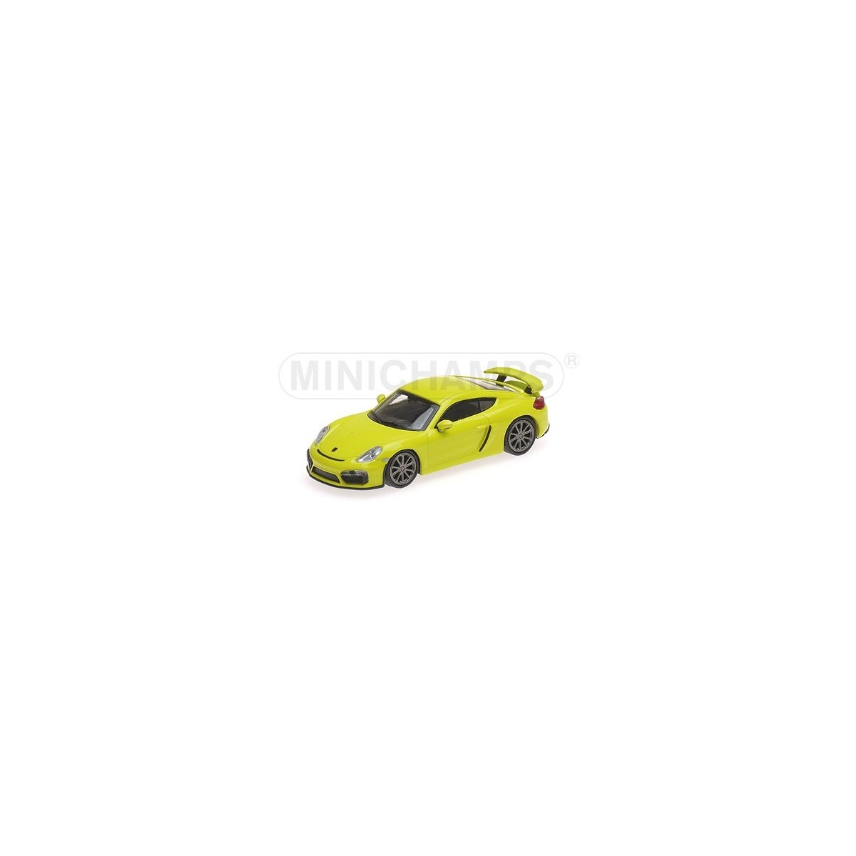 Minichamps 870066122 Porsche Cayman GT4 Car, Yellow - Busch_870066122