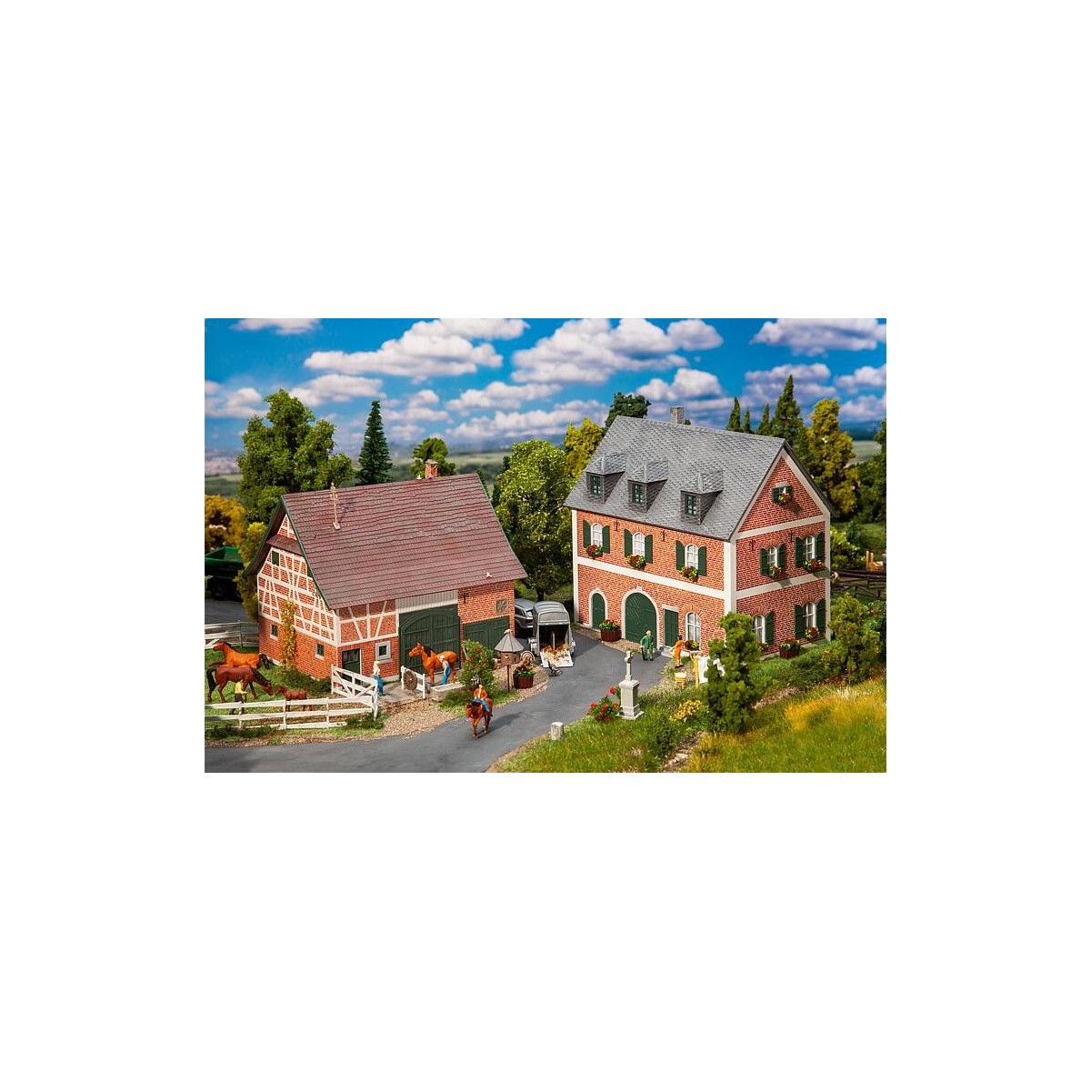 Faller 130542 Model Kit, Stud Farm - Faller_130542