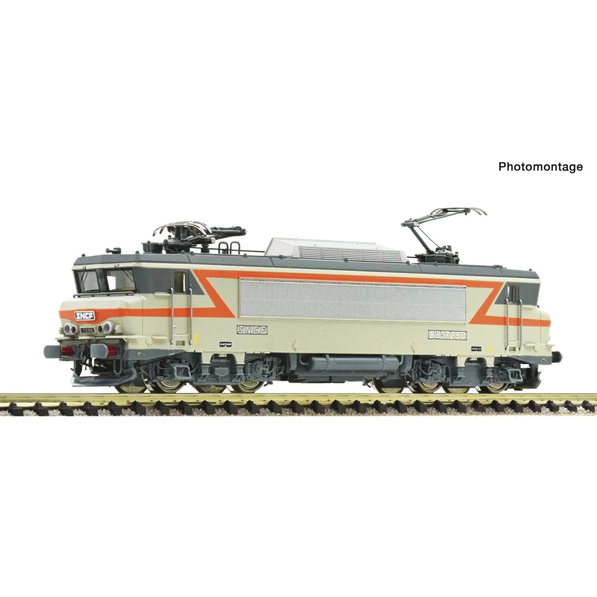 SNCF BB 7290 electric locomotive - Fleischmann 7560078, N 1/160 SNCF BB 7290 electric locomotive - Fleischmann 7560078, N 1/160