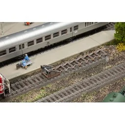 Faller 120322 Model Kit, 2 Buffers with Shear Brakes - Faller_120322