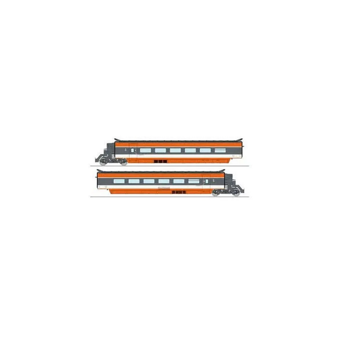 SNCF TGV PSE carriage set, trainset no. 112, SBB, 2 units R3 R7 -... SNCF TGV PSE carriage set, trainset no. 112, SBB, 2 units R3 R7 -...